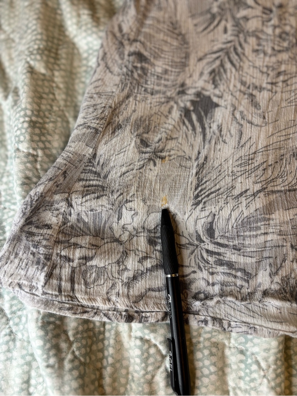 Style Rack Gray Floral Racerback Camisole - Picture 10 of 10